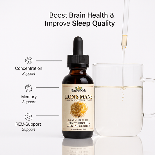Nature's Oils lion's mane supplement Mushroom Extract – Dual Extract 60ml
